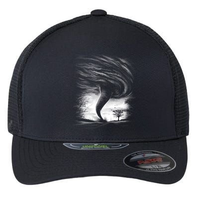 Realistic Tornado Flexfit Unipanel Trucker Cap