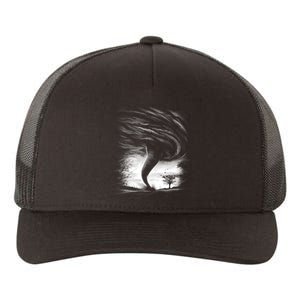 Realistic Tornado Yupoong Adult 5-Panel Trucker Hat