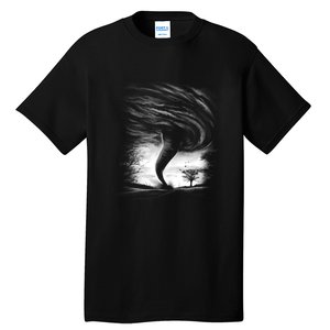 Realistic Tornado Tall T-Shirt