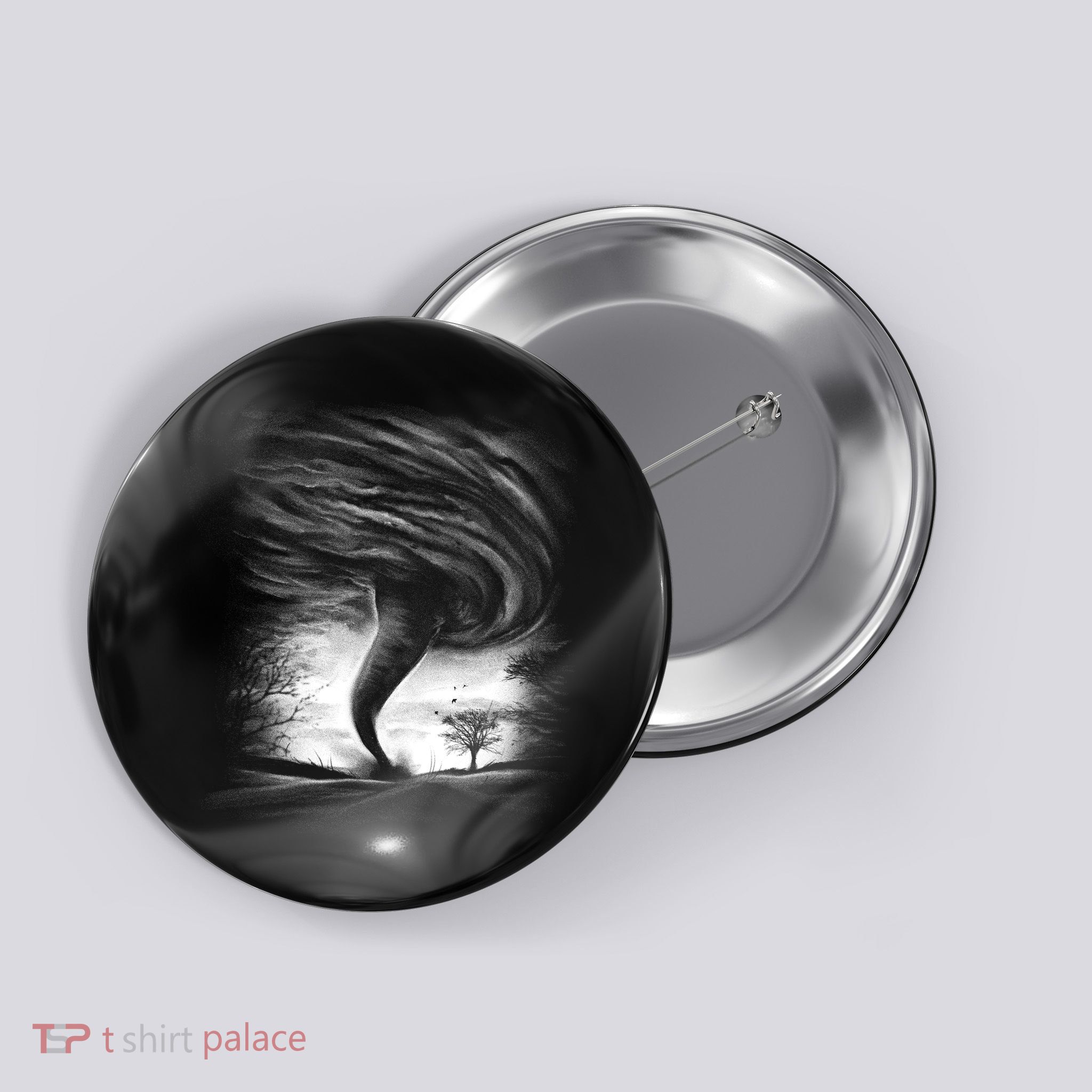 Realistic Tornado Button