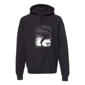 Realistic Tornado Premium Hoodie