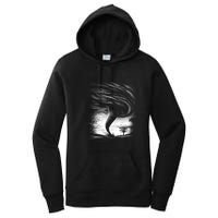 Realistic Tornado Women's Pullover Hoodie