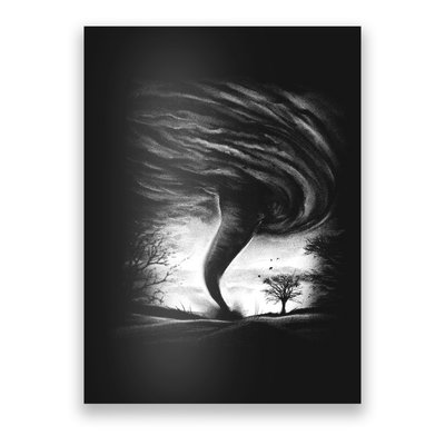 Realistic Tornado Poster