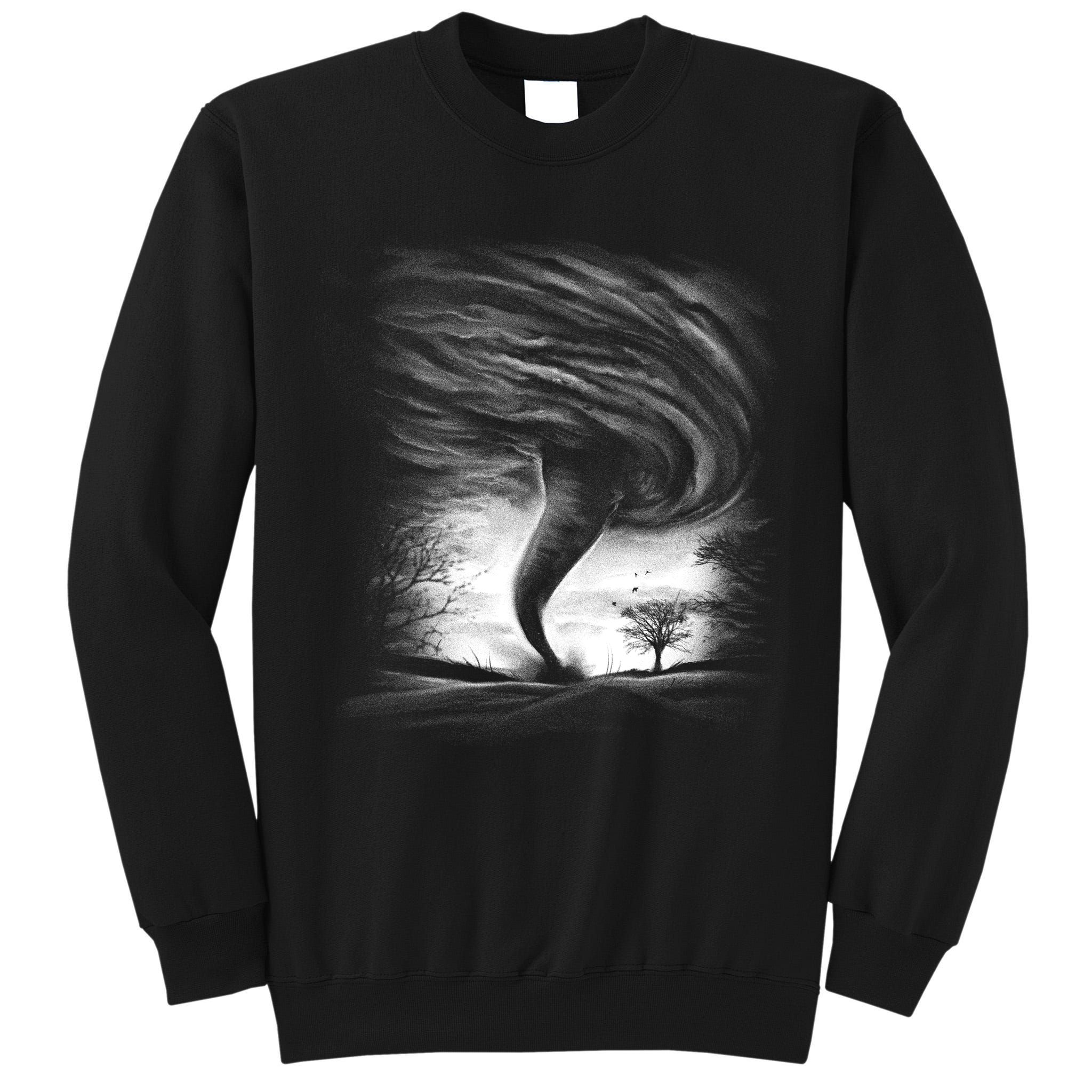 Realistic Tornado Tall Sweatshirt