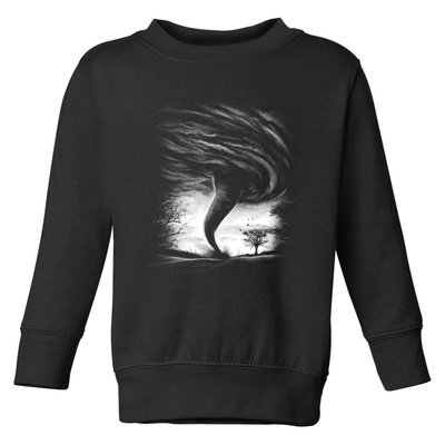 Realistic Tornado Toddler Sweatshirt