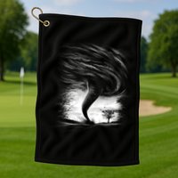 Realistic Tornado Golf Towel