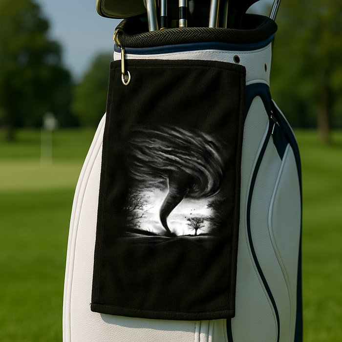 Realistic Tornado Golf Towel