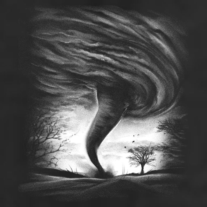 Realistic Tornado Golf Towel