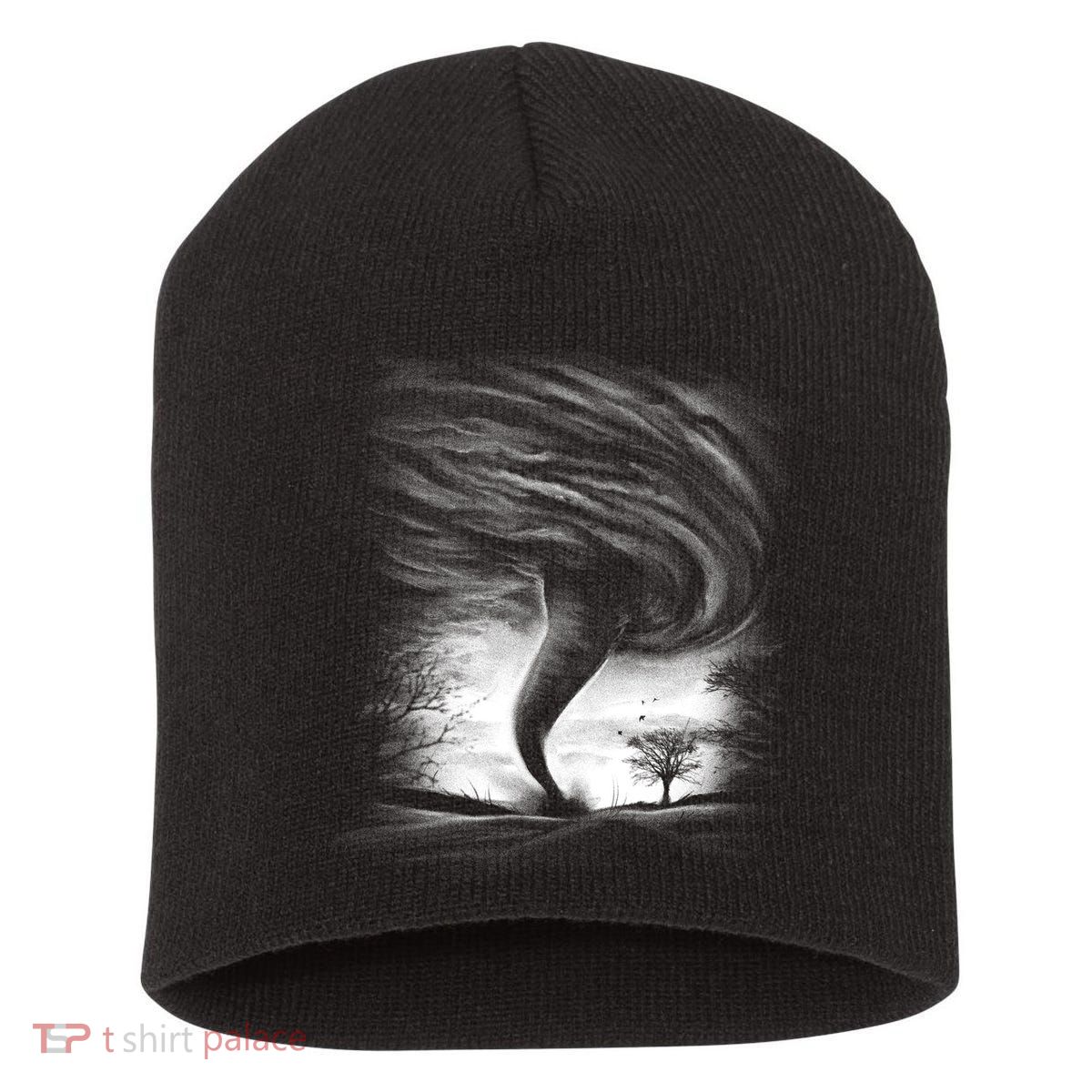 Realistic Tornado Short Acrylic Beanie