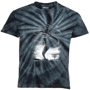 Realistic Tornado Kids Tie-Dye T-Shirt