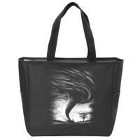 Realistic Tornado Zip Tote Bag