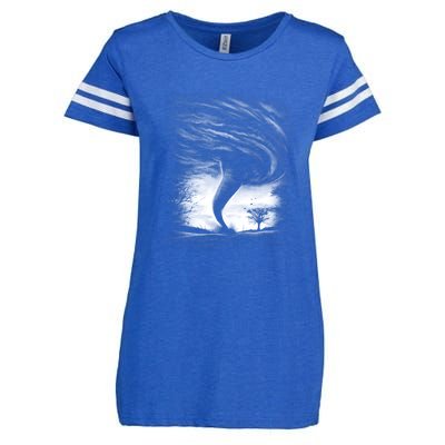 Realistic Tornado Enza Ladies Jersey Football T-Shirt