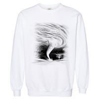 Realistic Tornado Garment-Dyed Sweatshirt