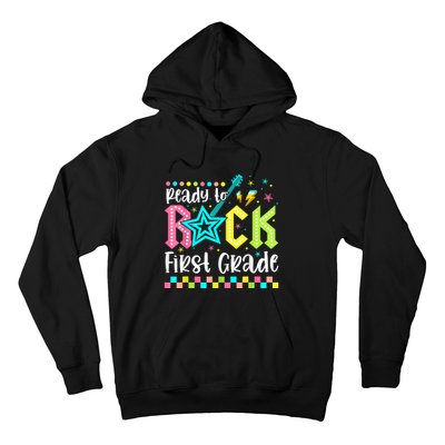 Ready To Rock First Grade Back To School 1st Grade Hoodie