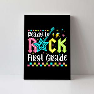 Ready To Rock First Grade Back To School 1st Grade Canvas