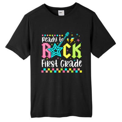 Ready To Rock First Grade Back To School 1st Grade Tall Fusion ChromaSoft Performance T-Shirt