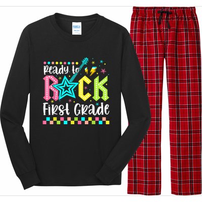 Ready To Rock First Grade Back To School 1st Grade Long Sleeve Pajama Set