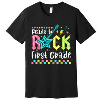 Ready To Rock First Grade Back To School 1st Grade Premium T-Shirt