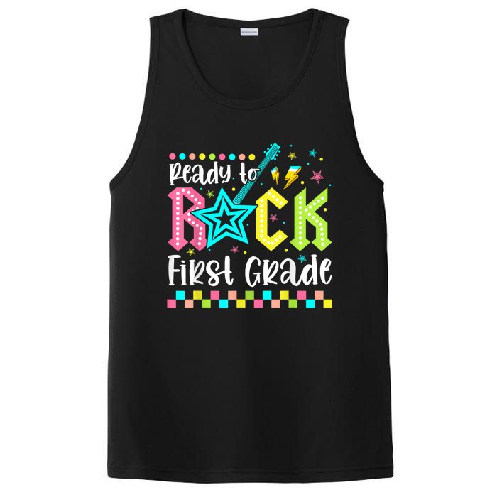 Ready To Rock First Grade Back To School 1st Grade PosiCharge Competitor Tank