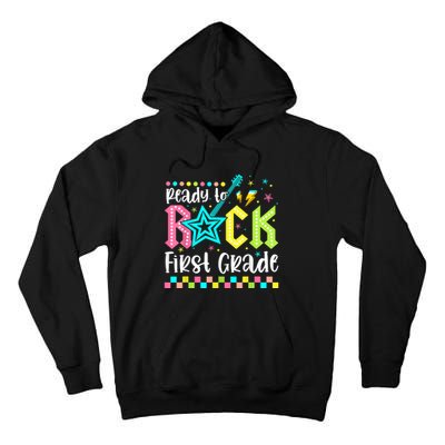 Ready To Rock First Grade Back To School 1st Grade Tall Hoodie