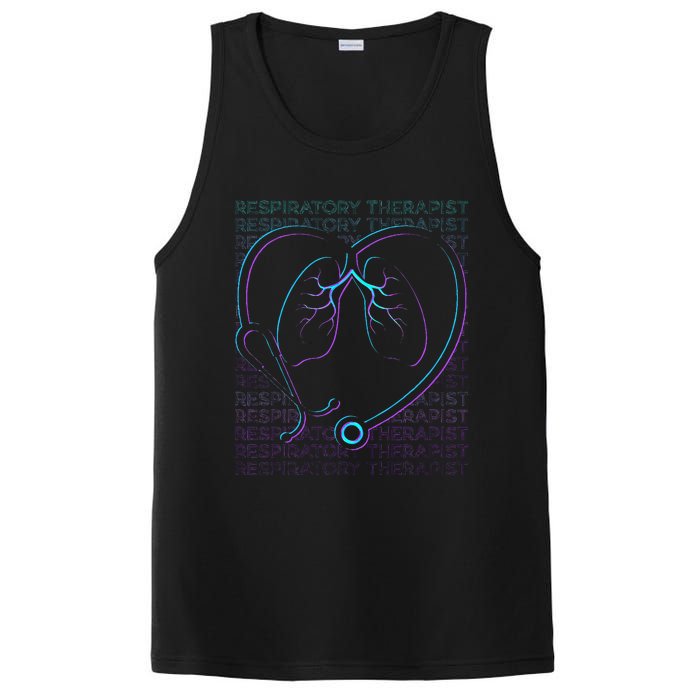 Respiratory Therapist Respiratory Therapy Retro PosiCharge Competitor Tank