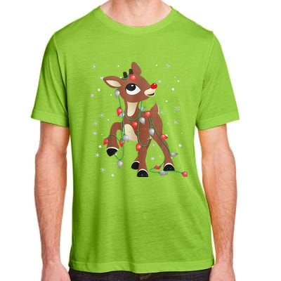 Rudolph The Red Nose Reindeer For And Christmas Fan Adult ChromaSoft Performance T-Shirt