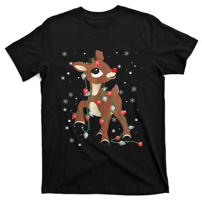 Rudolph The Red Nose Reindeer For And Christmas Fan T-Shirt