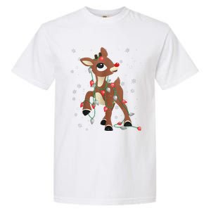 Rudolph The Red Nose Reindeer For And Christmas Fan Garment-Dyed Heavyweight T-Shirt