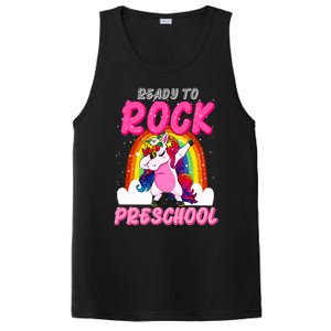 Ready To Rock Preschool Dabbing Unicorn Back To School Gift PosiCharge Competitor Tank