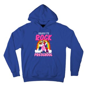 Ready To Rock Preschool Dabbing Unicorn Back To School Gift Hoodie