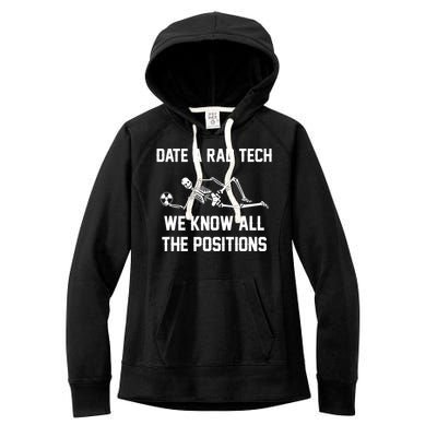 Radiology Technician Rad Tech X Ray Funny Date A Rad Tech Women's Fleece Hoodie