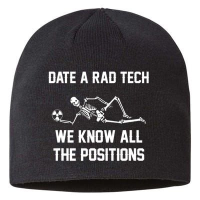 Radiology Technician Rad Tech X Ray Funny Date A Rad Tech Sustainable Beanie