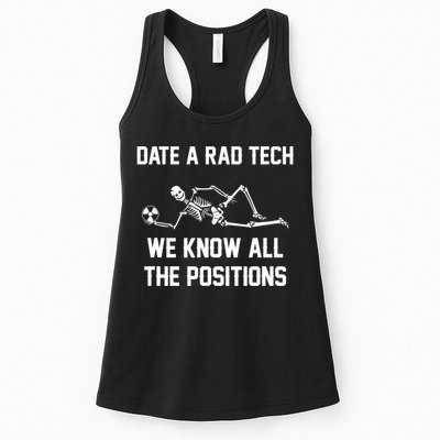 Radiology Technician Rad Tech X Ray Funny Date A Rad Tech Womens Tank Top