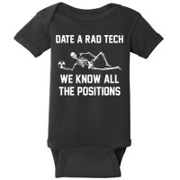 Radiology Technician Rad Tech X Ray Funny Date A Rad Tech Baby Bodysuit