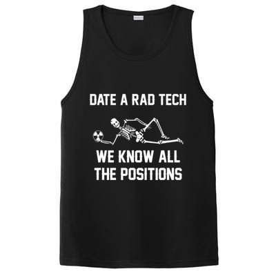 Radiology Technician Rad Tech X Ray Funny Date A Rad Tech PosiCharge Competitor Tank