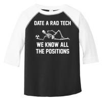 Radiology Technician Rad Tech X Ray Funny Date A Rad Tech Toddler Fine Jersey T-Shirt