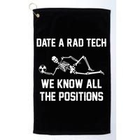 Radiology Technician Rad Tech X Ray Funny Date A Rad Tech Golf Towel