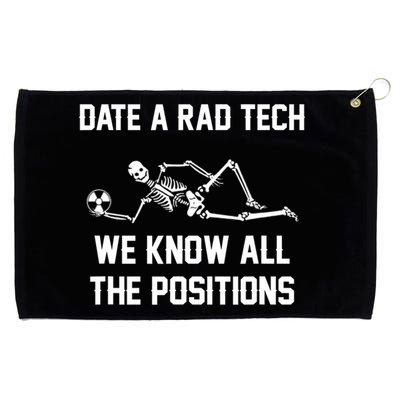 Radiology Technician Rad Tech X Ray Funny Date A Rad Tech Grommeted Golf Towel