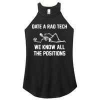 Radiology Technician Rad Tech X Ray Funny Date A Rad Tech Women's Perfect Tri Rocker Tank