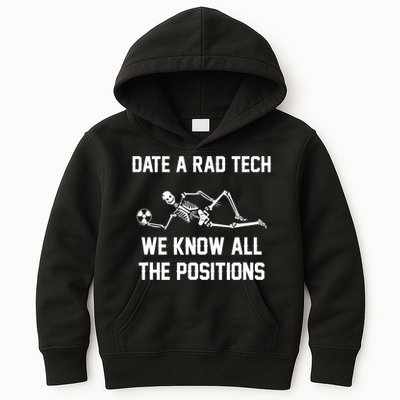 Radiology Technician Rad Tech X Ray Funny Date A Rad Tech Kids Hoodie