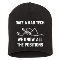 Radiology Technician Rad Tech X Ray Funny Date A Rad Tech Short Acrylic Beanie