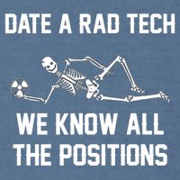 Radiology Technician Rad Tech X Ray Funny Date A Rad Tech Garment-Dyed Sweatshirt