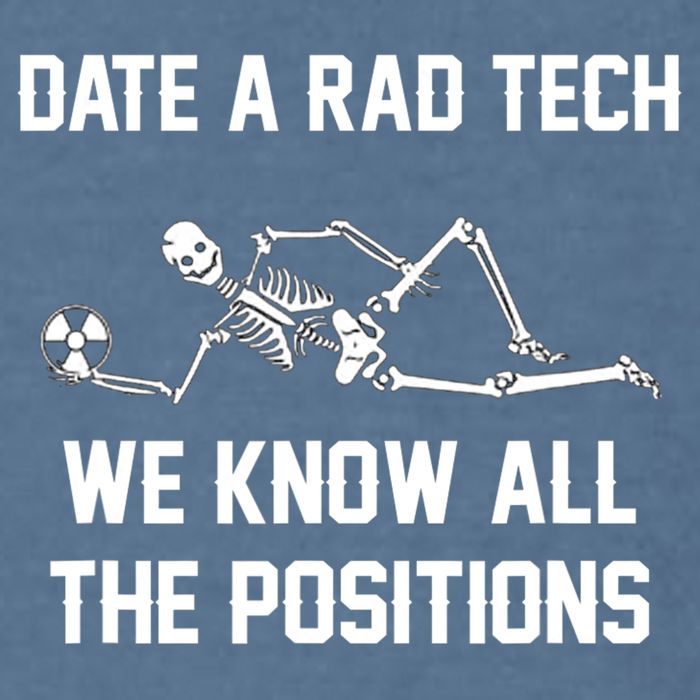 Radiology Technician Rad Tech X Ray Funny Date A Rad Tech Garment-Dyed Sweatshirt