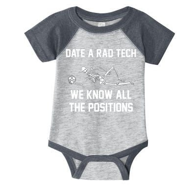 Radiology Technician Rad Tech X Ray Funny Date A Rad Tech Infant Baby Jersey Bodysuit