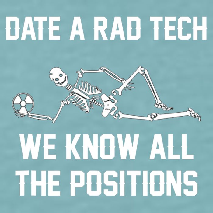 Radiology Technician Rad Tech X Ray Funny Date A Rad Tech Sueded Cloud Jersey T-Shirt