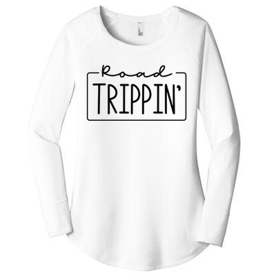 Road Trippin Road Trip Travel Road Tripping Trip Women's Perfect Tri Tunic Long Sleeve Shirt