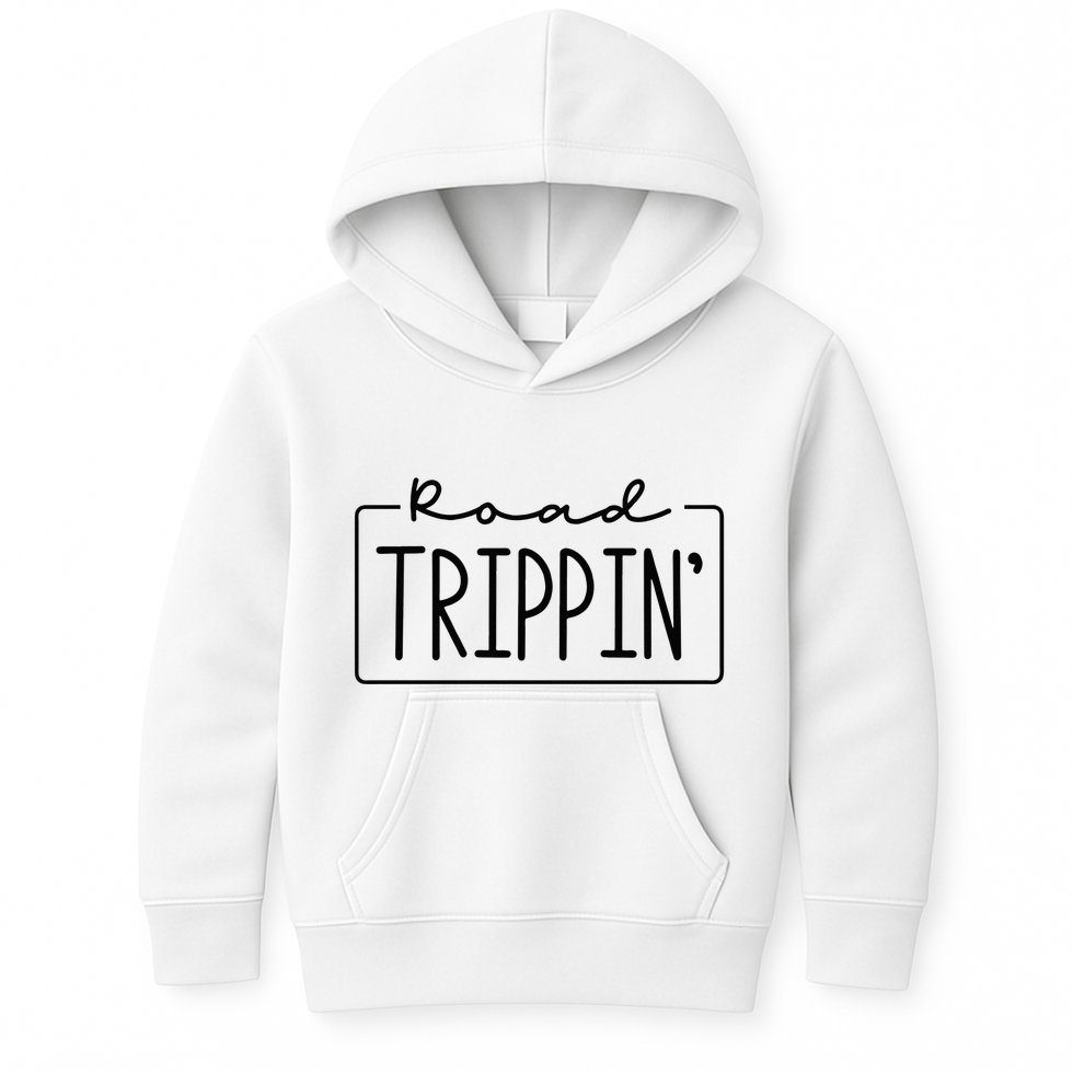 Road Trippin Road Trip Travel Road Tripping Trip Kids Hoodie