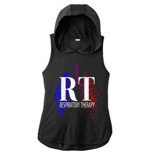 Respiratory Therapy Rrt Respiratory Care Ladies PosiCharge Tri-Blend Wicking Draft Hoodie Tank