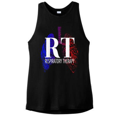 Respiratory Therapy Rrt Respiratory Care Ladies PosiCharge Tri-Blend Wicking Tank