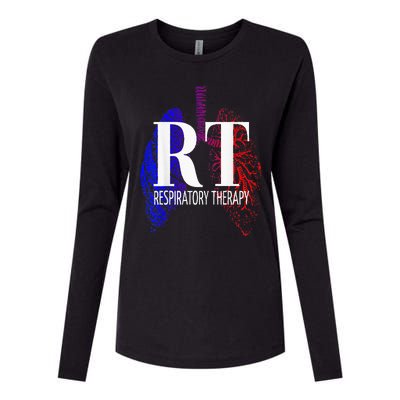 Respiratory Therapy Rrt Respiratory Care Womens Cotton Relaxed Long Sleeve T-Shirt